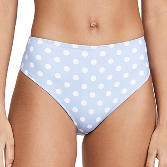 Caroline Constas Viki High Waist Polka Dot Bikini Bottoms - Picture 11 of 11